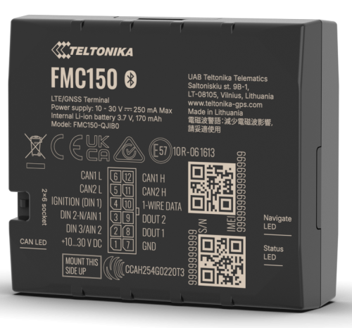 Przejdź do produktu Lokalizator GPS Teltonika FMC150 4G LTE e-TOLL, SENT